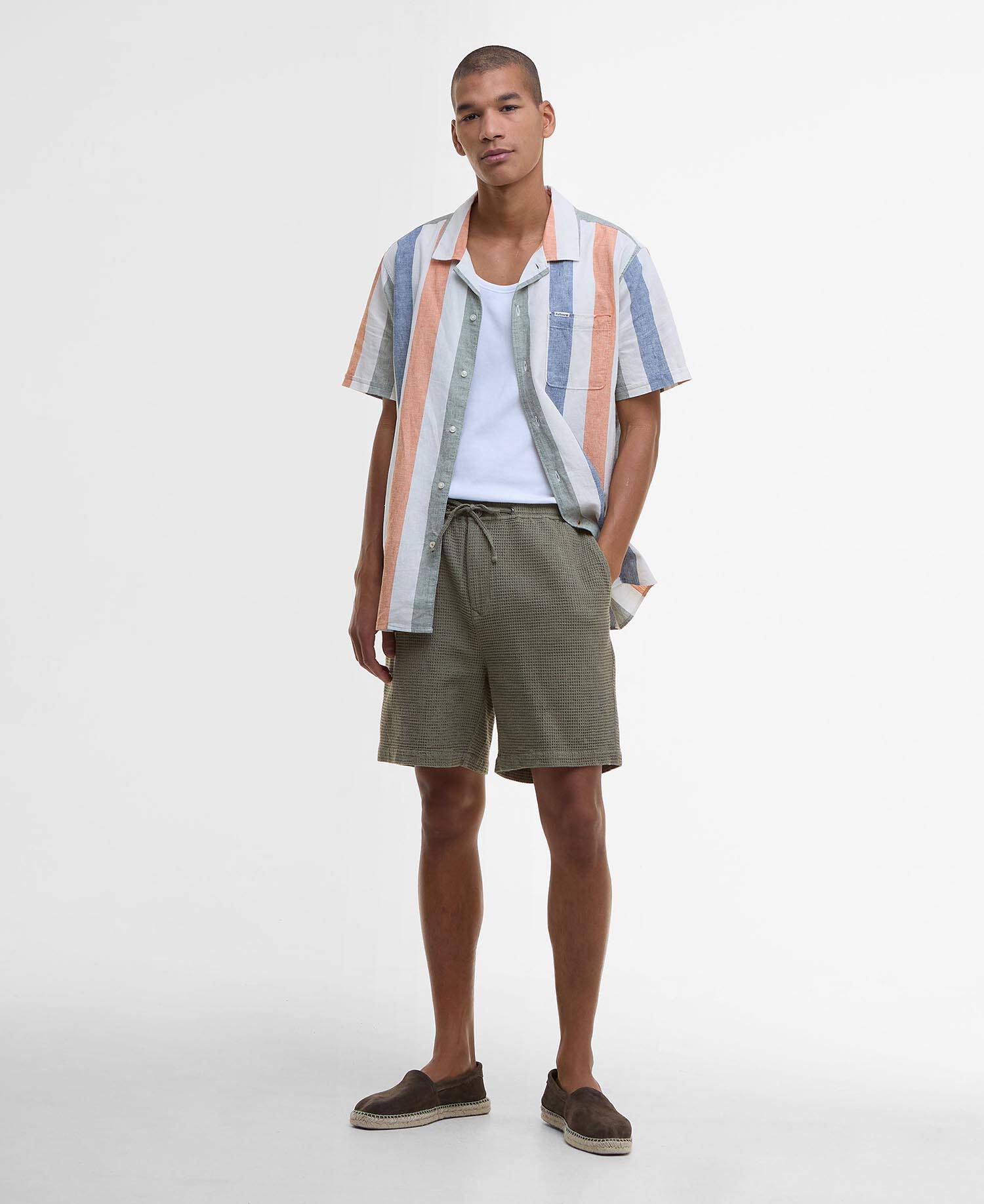 Clearwell Striped Short-Sleeved Shirt image number 1