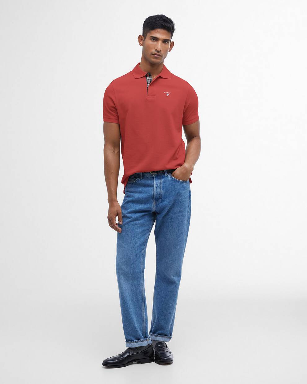 Tartan Pique Polo Shirt