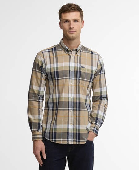 Newbridge Long-Sleeved Tailored Shirt Stone