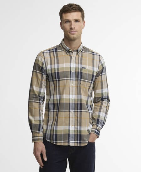 Newbridge Long-Sleeved Tailored Shirt Stone
