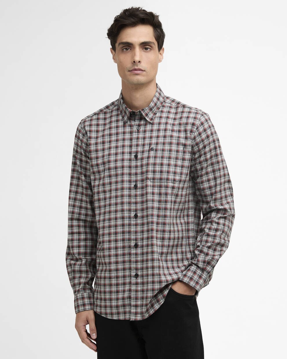 Camicia a quadri Peregrine a maniche lunghe