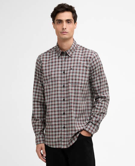 Hemd Peregrine Check Burnt Henna