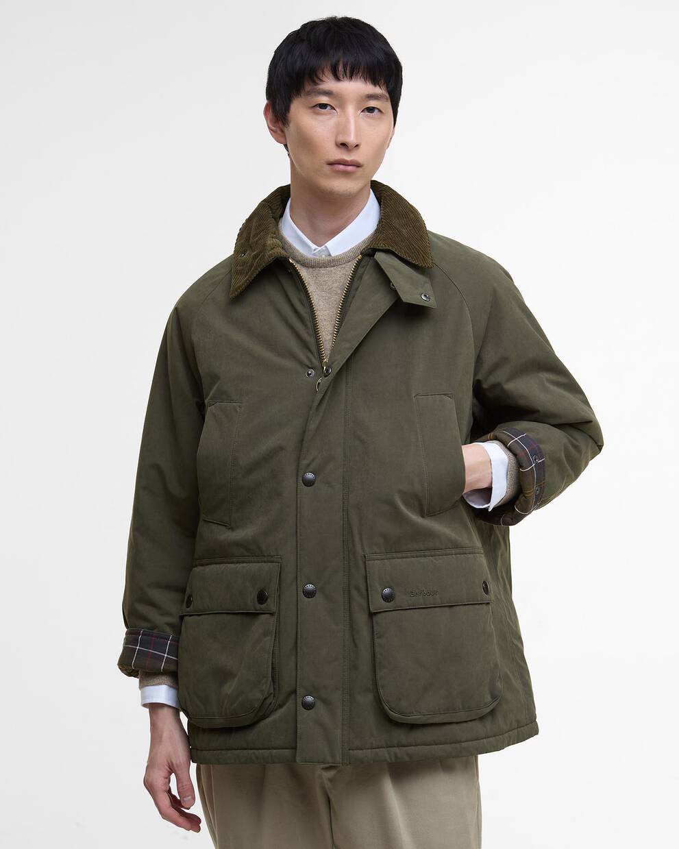 Oversized Bedale Padded Casual Jacket