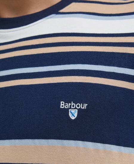 T-Shirt Aickmen Striped Tailored Navy