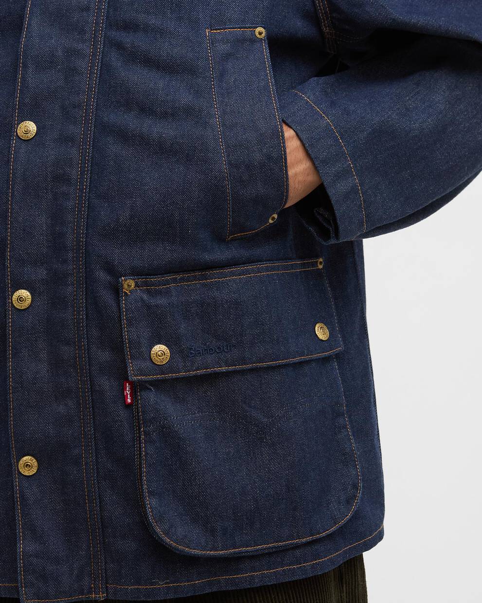 Giacca in denim Bedale oversize Barbour x Levi's