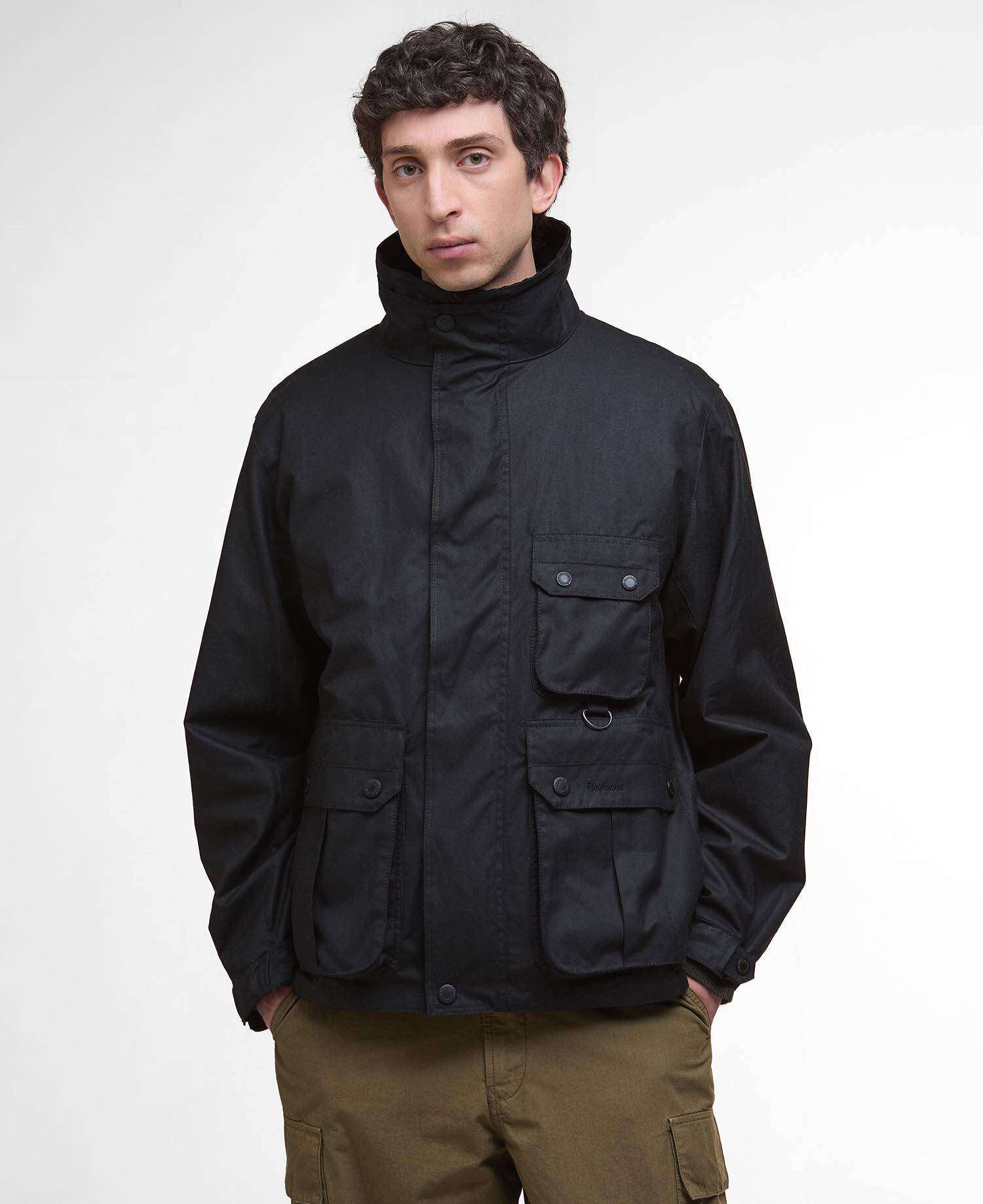 Re-Engineered Utility Bedale Waxed Jacket image number 0
