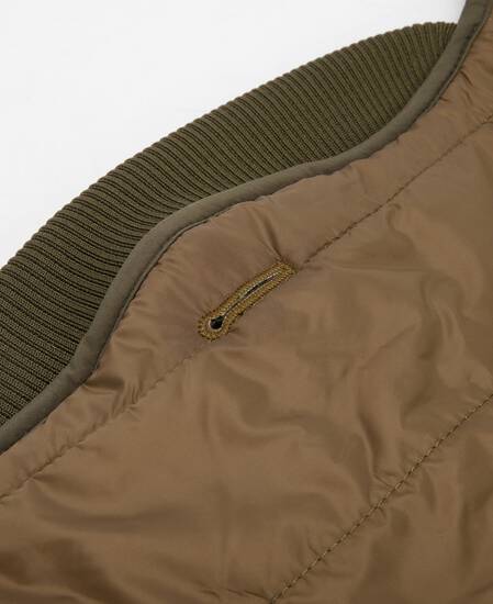 Brampton Quilted Dog Coat Olive/Khaki