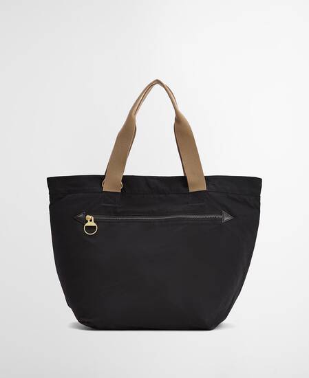 Tote Bag Transport Carry-All Black/Modern Tartan