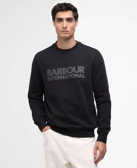 Essential Graphic Crew Sweatshirt Black