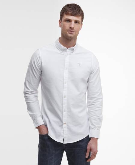 Oxford Tailored Long-Sleeved Shirt Classic White