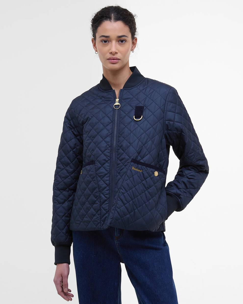 Reyna Quilted Bomber Jacket