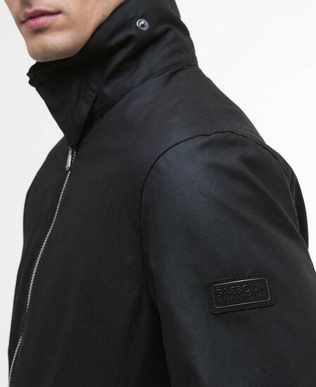 Marker Waxed Jacket Black