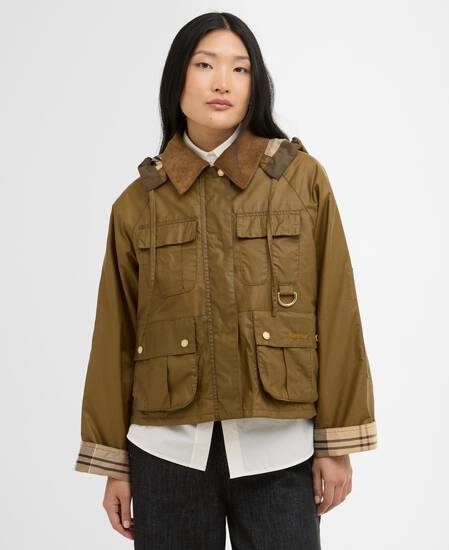 Liza Waxed Jacket Sand/Dress