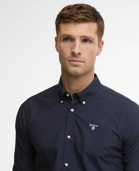 Treeport Long-Sleeved Tailored Shirt Navy