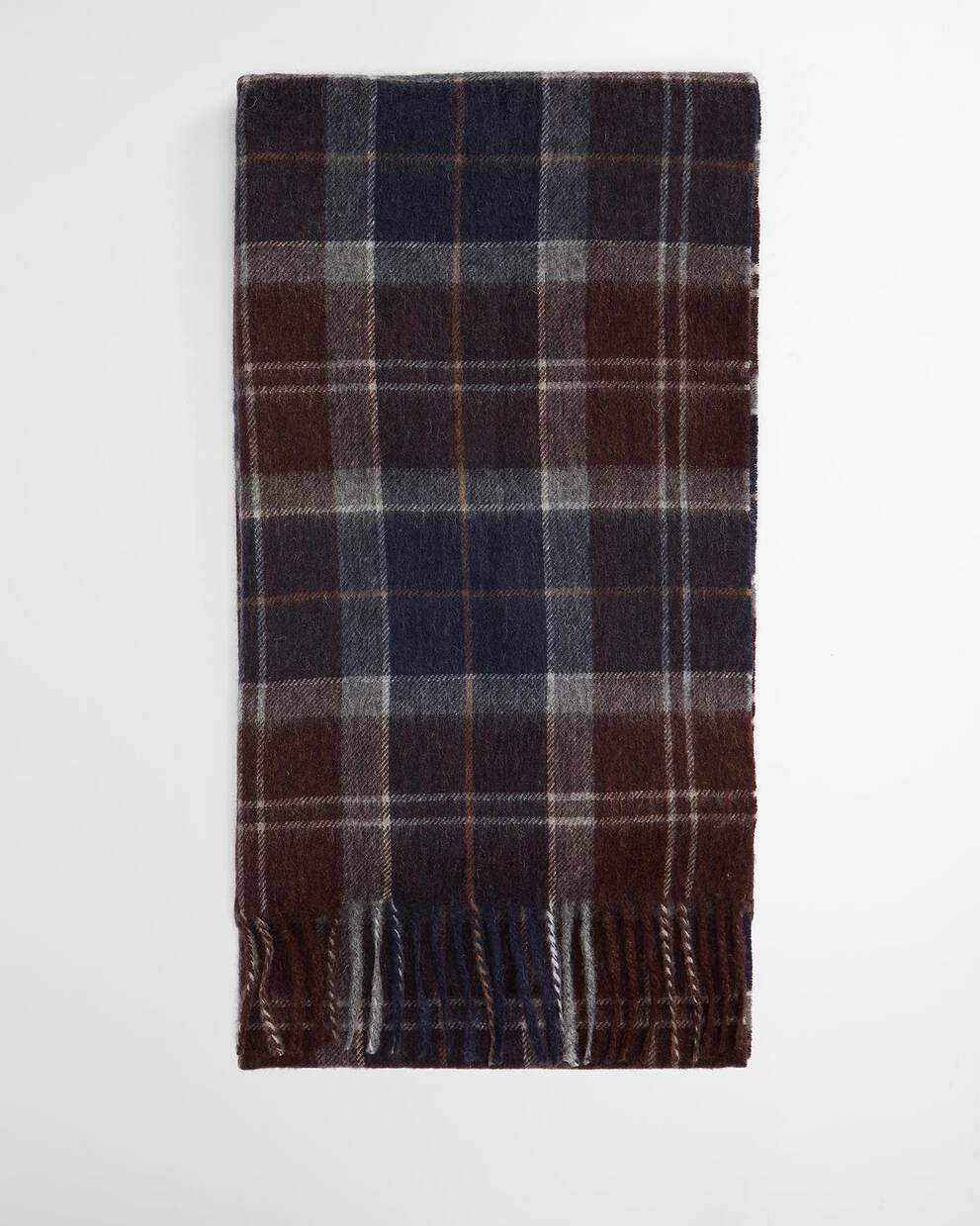 Sciarpa Braden in lana e tartan