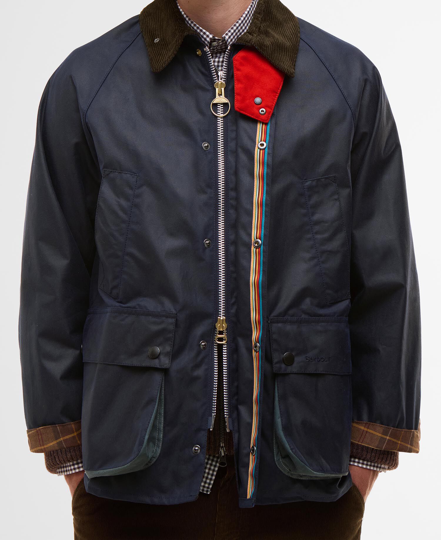 Paul Smith 別注 Barbour Bedale Buy Paul Smith loves Barbour Oversized Bedale Waxed Jacket for N/A