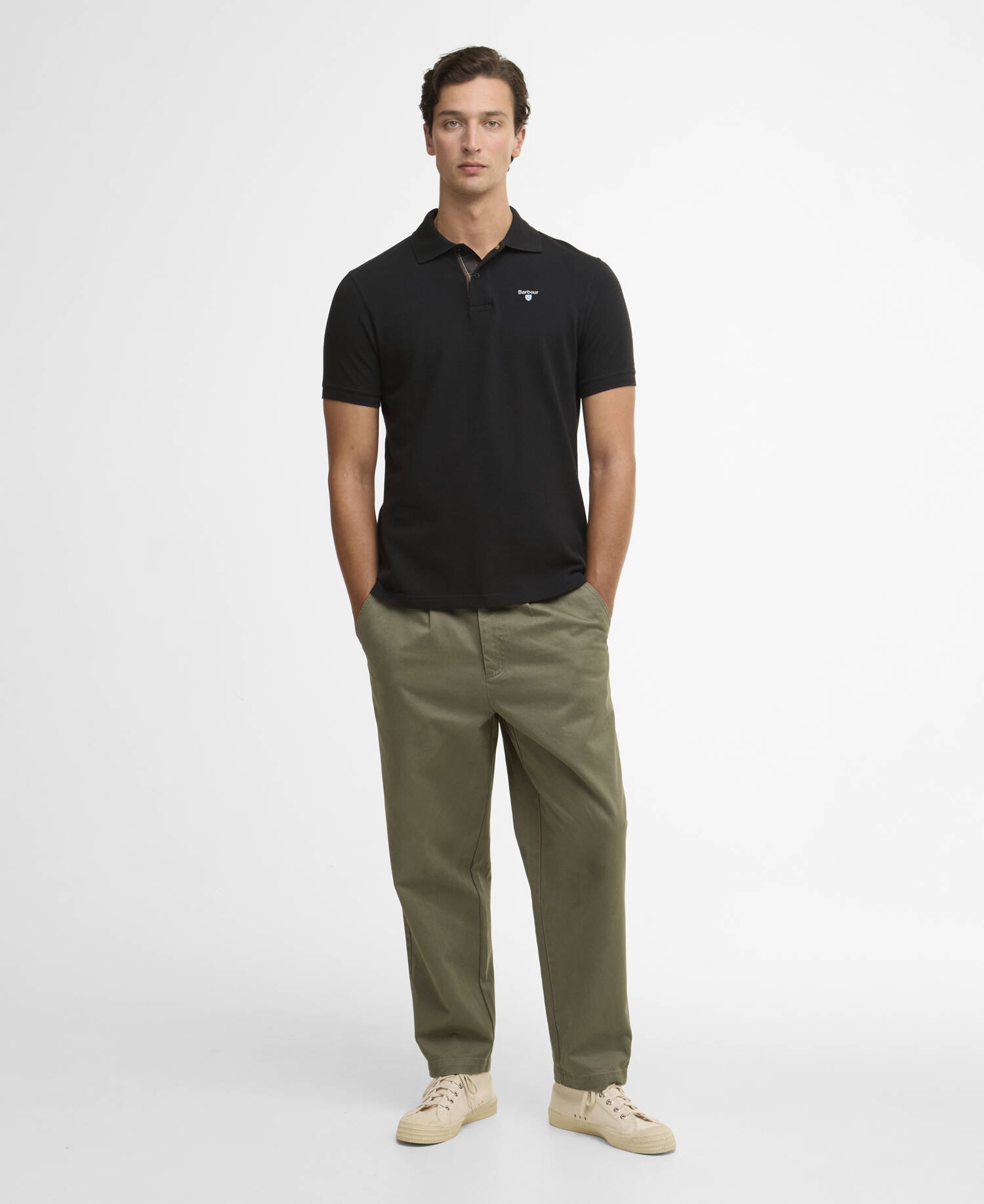 Tartan Pique Polo Shirt image number 1