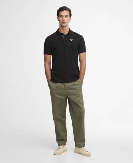 Tartan Pique Polo Shirt Black/Classic