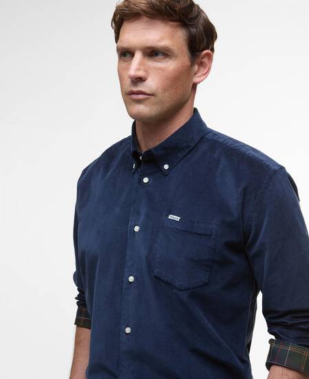 Jesmond Regular Long-Sleeved Shirt Navy