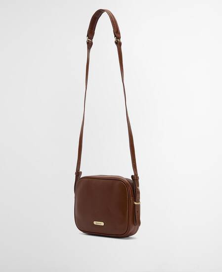 Daphne Leather Crossbody Bag Brown