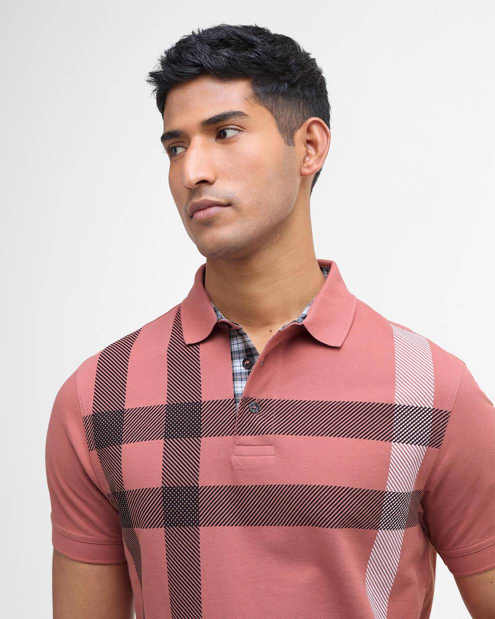 Blaine Tartan Short-Sleeved Polo Shirt