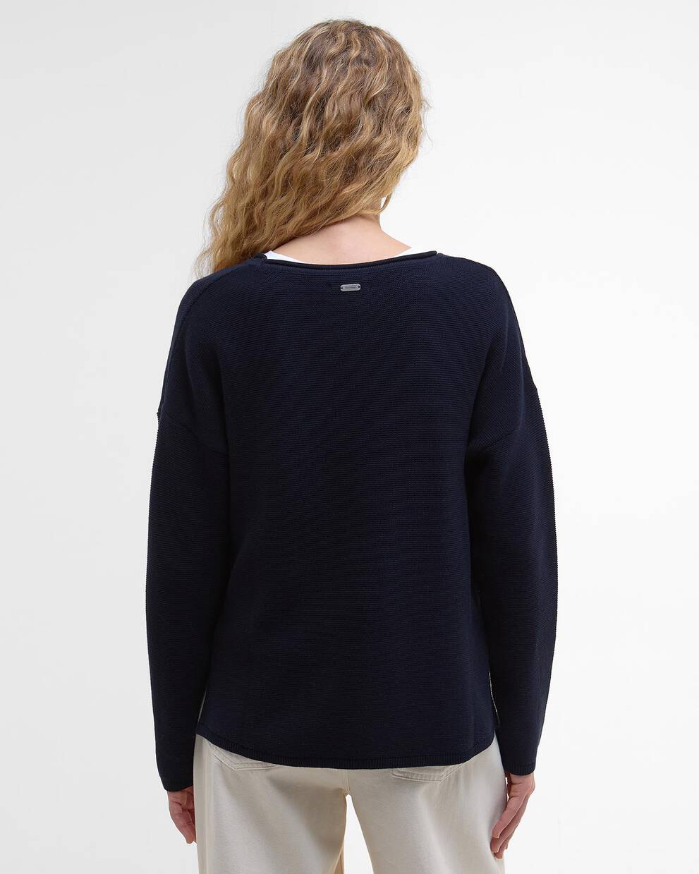 Pullover Marine Rundhalsausschnitt