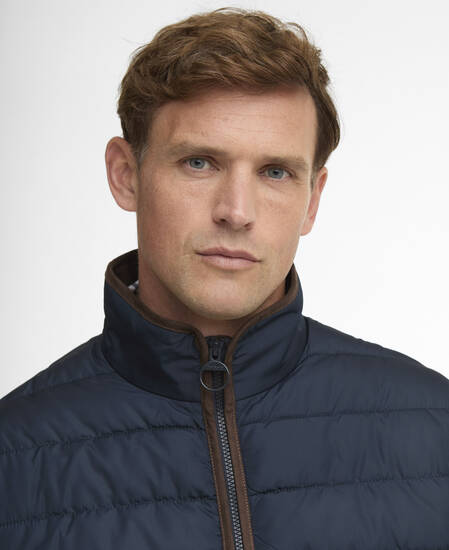 Broughton Quilted Jacket Navy