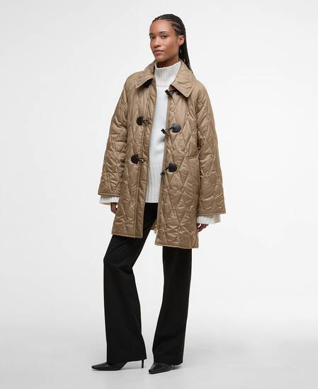 Montgomery trapuntato Cosette Military Brown/Hessian Tartan Montgomery trapuntato Cosette Military Brown/Hessian Tartan