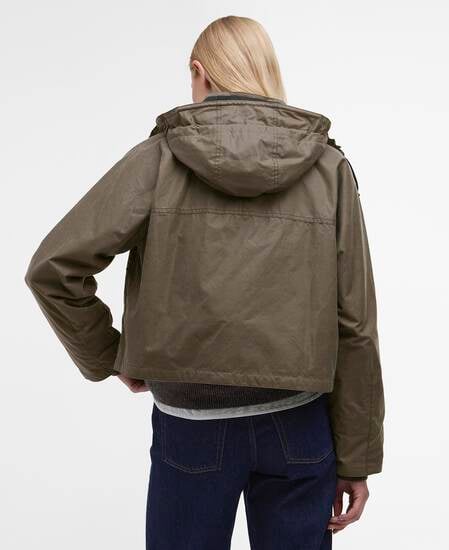 Barbour for Margaret Howell Women's Transport Waxed Jacket Kelp