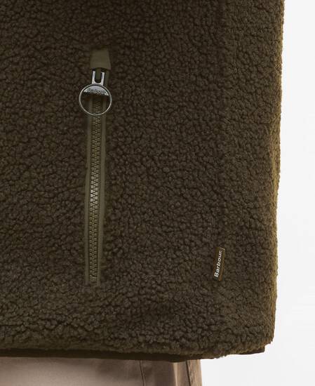 Reversible Fleece Gilet Fern