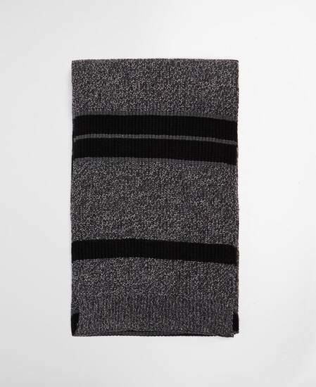 Boston Beanie & Scarf Gift Set Black/Grey