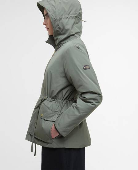 Winter Piper Showerproof Jacket Dusky Khaki