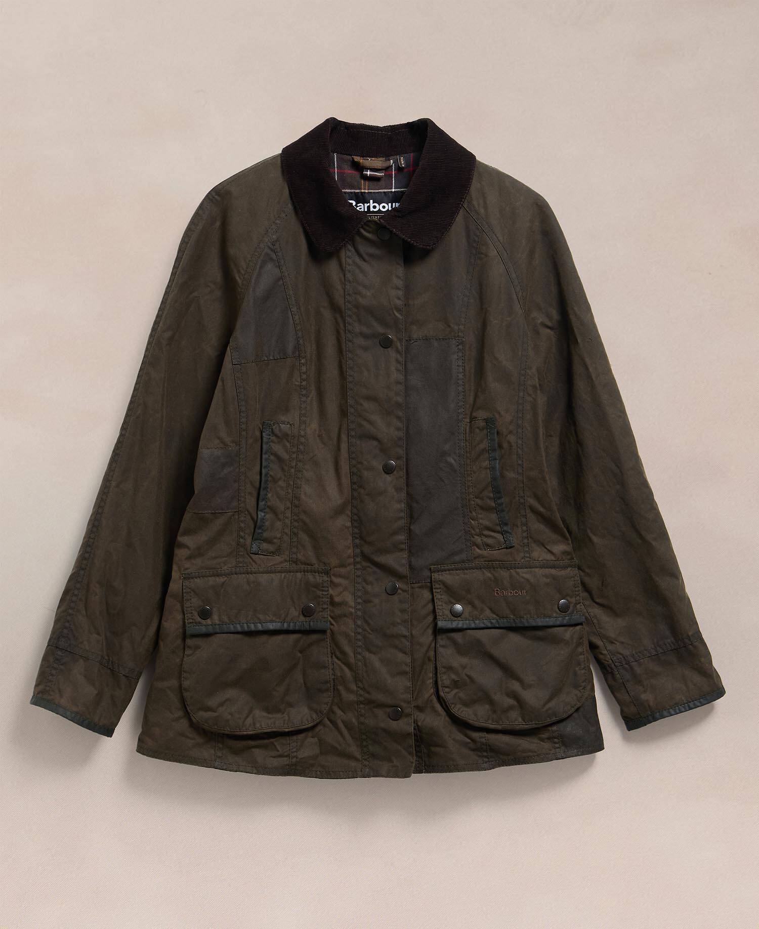 Barbour Re-loved Women's Beadnell Waxed Jacket - Size 10 image number 0
