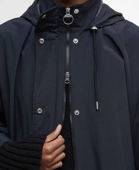 Everlee Showerproof Cape Black/Onyx Tartan