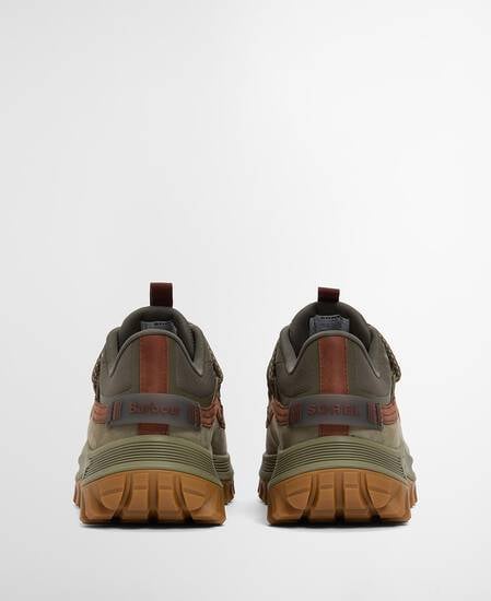 Barbour x SOREL Callsign Horizon GTX Waterproof Trainers Olive