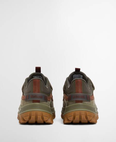 Barbour x SOREL Callsign Horizon GTX Waterproof Trainers Olive