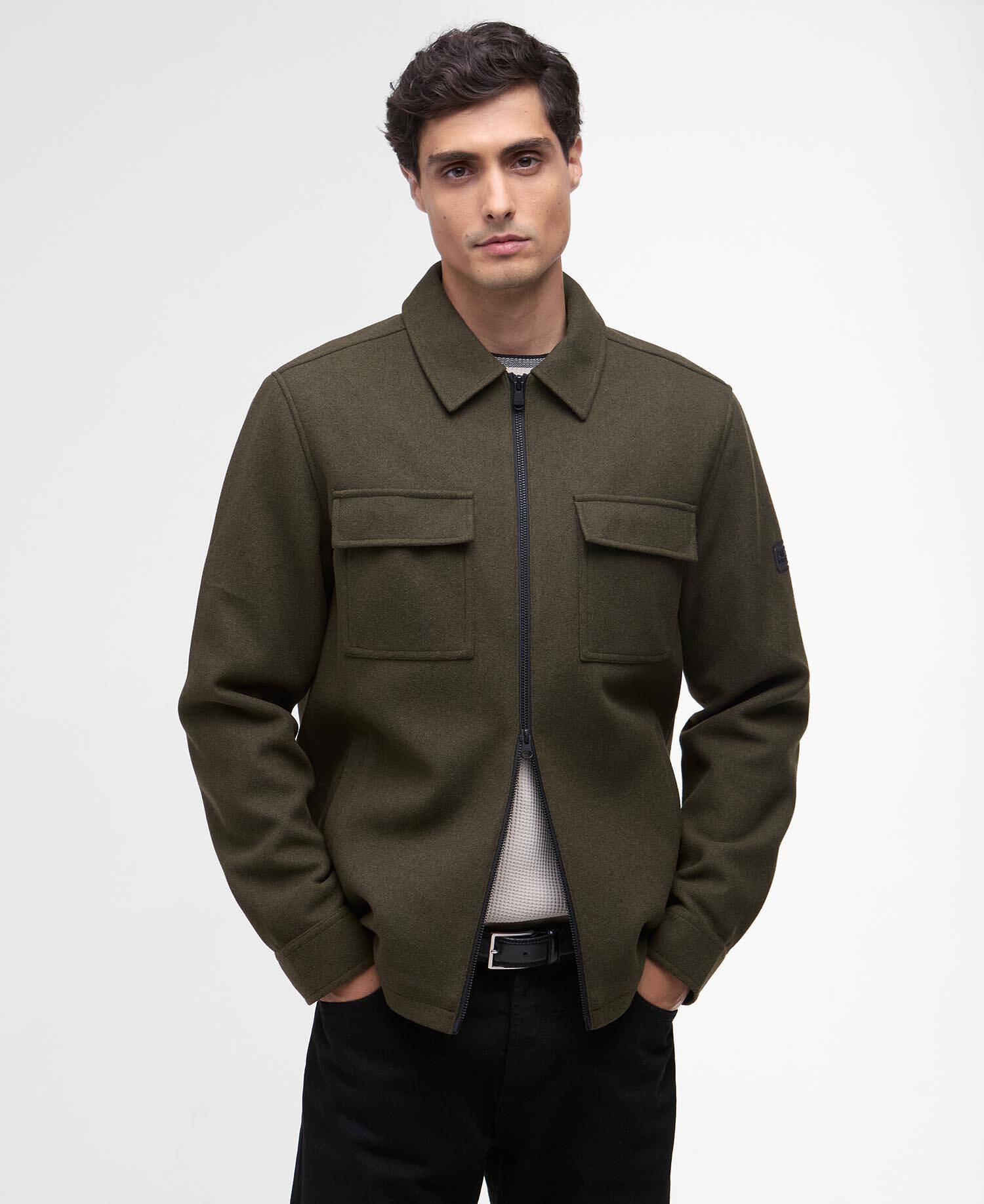 Walken Overshirt Light Sage image number 0