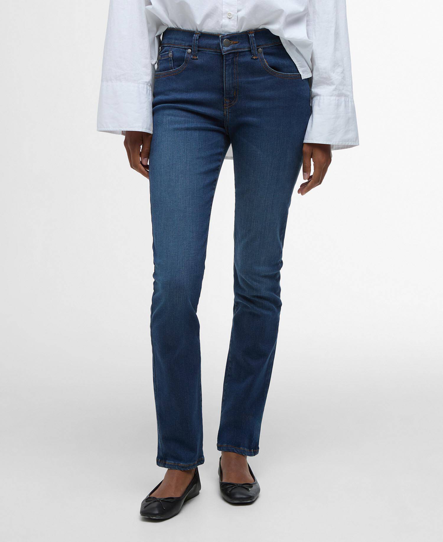 Jeans Essential Slim Worn Blue Wash image number 1
