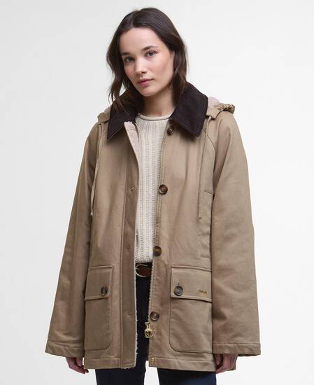 Delfina Casual Jacket Military Brown