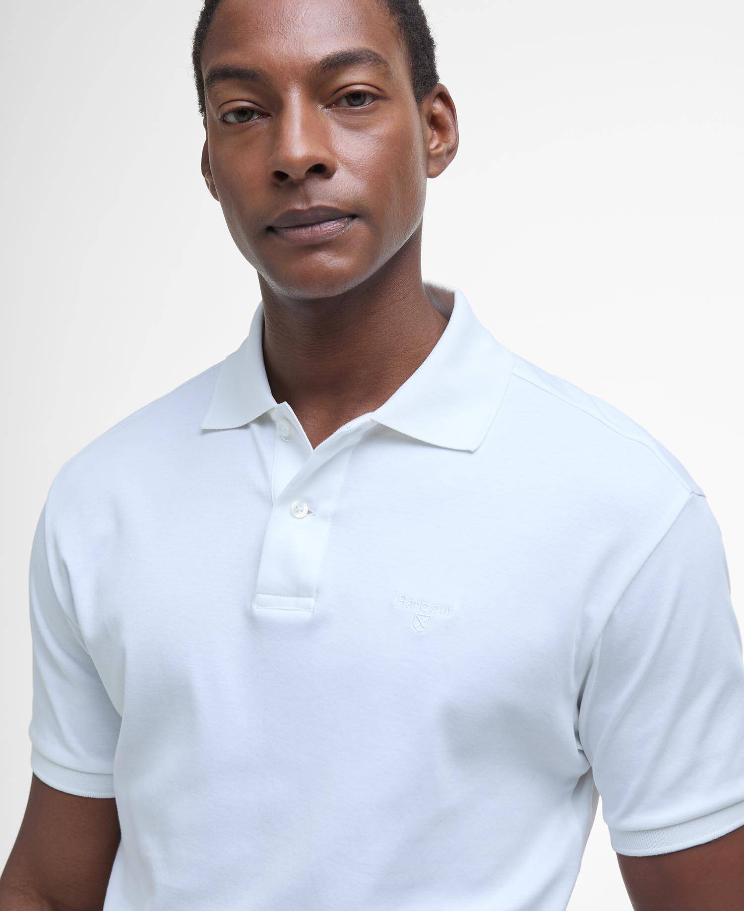 Hylton Short-Sleeved Polo Shirt Classic White image number 2