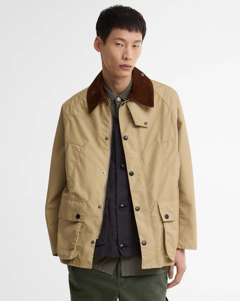Barbour x eYe JUNYA WATANABE MAN Oversized Bedale Casual Jacket Beige