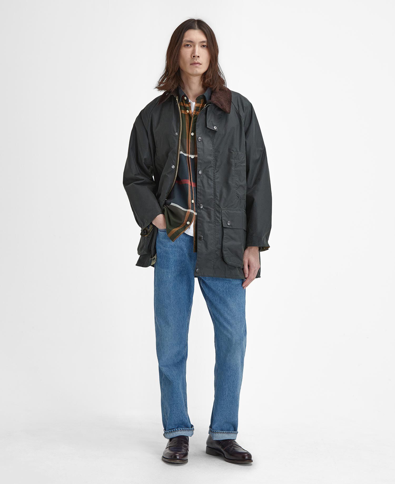 美品◎BARBOUR 別注OVER SIZE BEAUFORT Buy Oversized Beaufort Waxed Jacket for GBP 349.00 | BARBOUR_GB