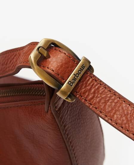 Laire Leather Half-Moon Bag 