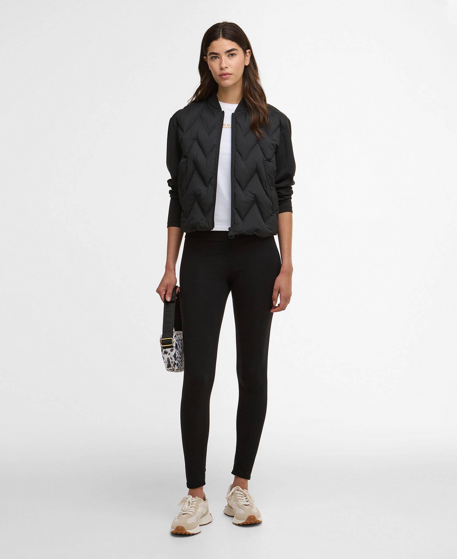 Prism Quilted Sweatshirt Black image number 1