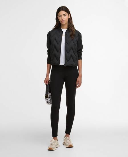 Prism Quilted Sweatshirt Black