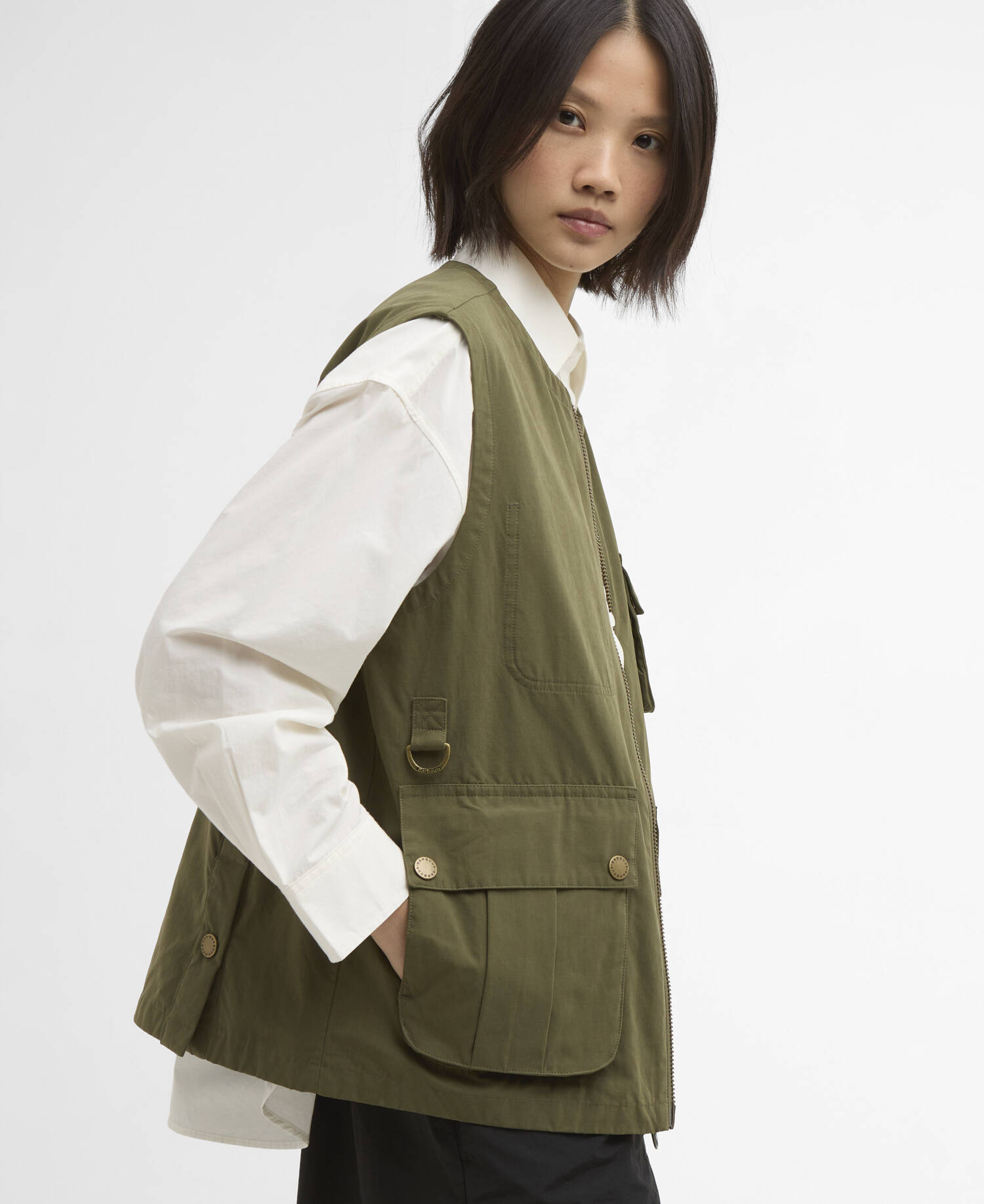 Gwen Gilet Burnt Olive/Ancient image number 3