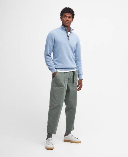 Pullover Cotton Half Zip 