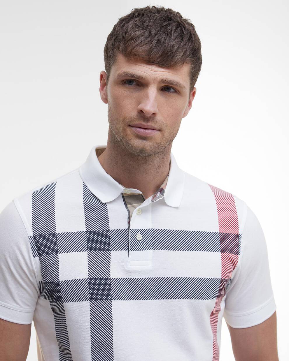 Blaine Tartan Short-Sleeved Polo Shirt