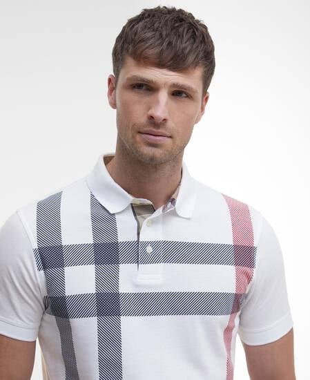 Blaine Tartan Short-Sleeved Polo Shirt 