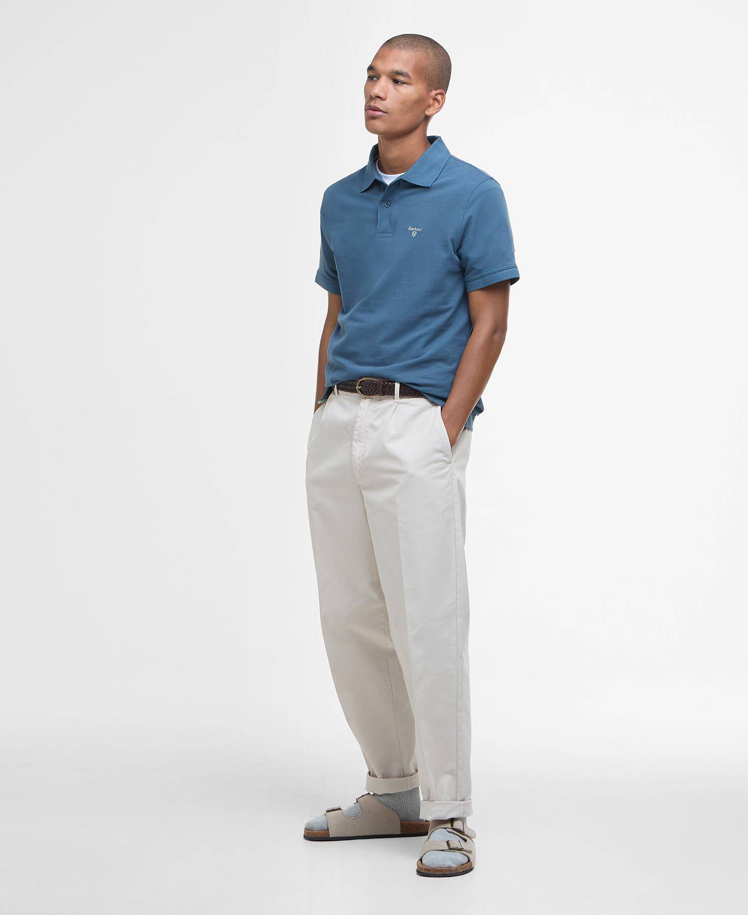 Lightweight Sports Short-Sleeved Polo Shirt image number 1